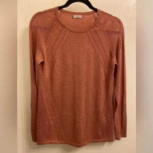 Smartwool Long Sleeve Knit Mauve Size Small